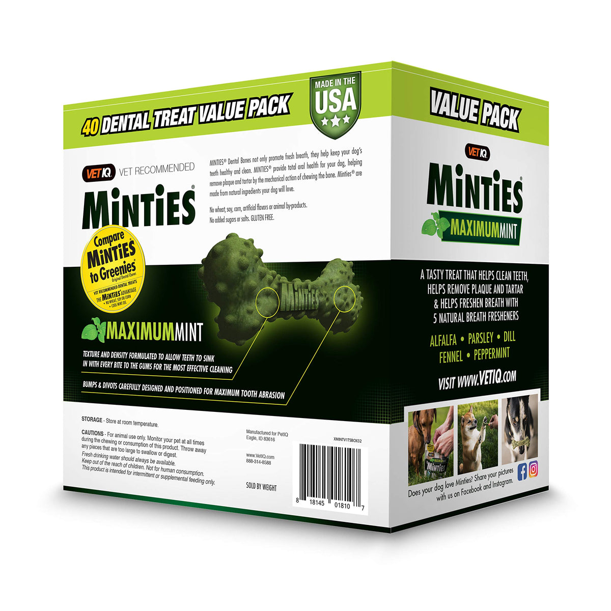 Minties Dog Dental Bone Treats C5125