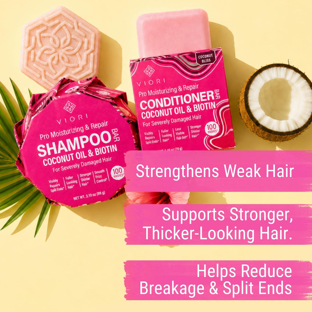 Coconut Repair Shampoo & Conditioner Set W629884
