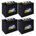 6V 250Ah Flooded Lead Acid Deep Cycle Battery Pack of 4 G416