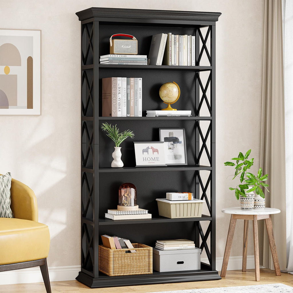 71 Inches 6-Tier Bookcase J6816
