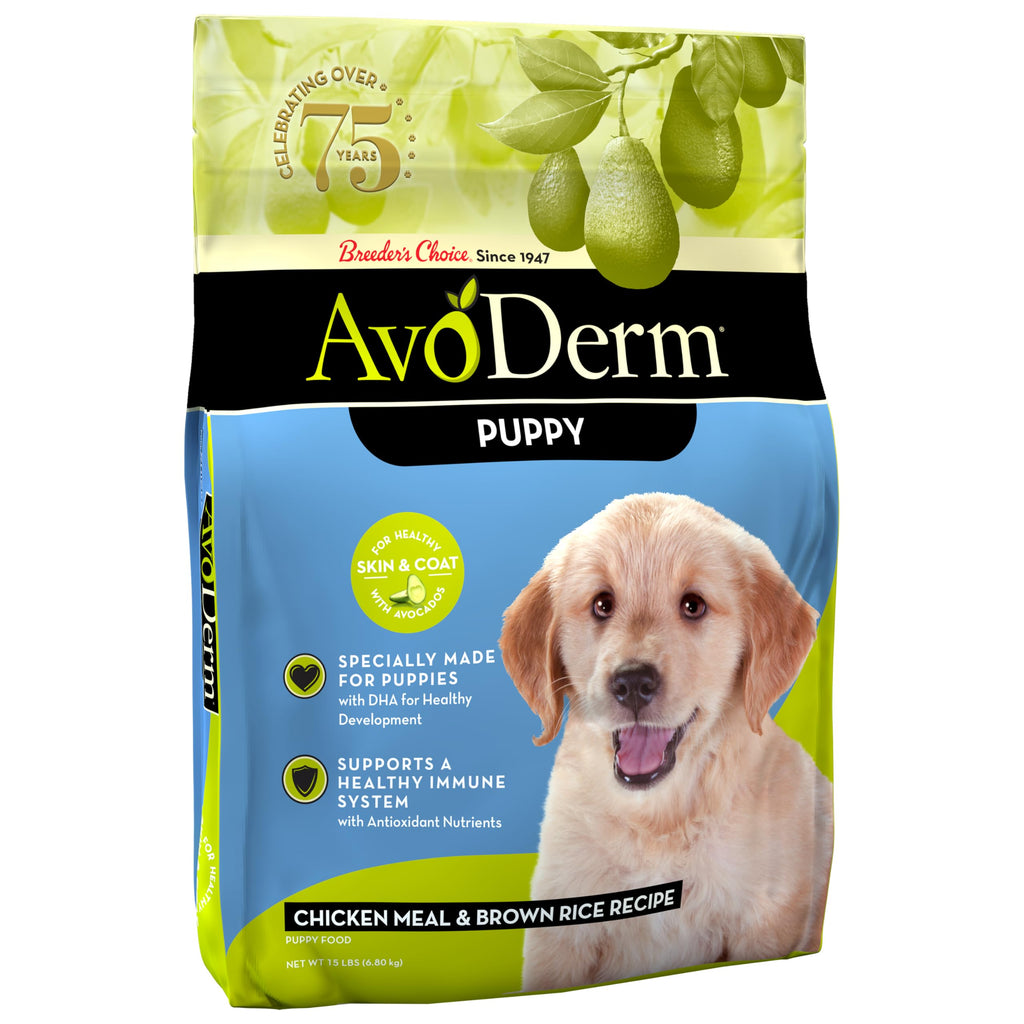 Natural Chicken Meal & Brown Rice Dry Puppy Food 15 lb F42154