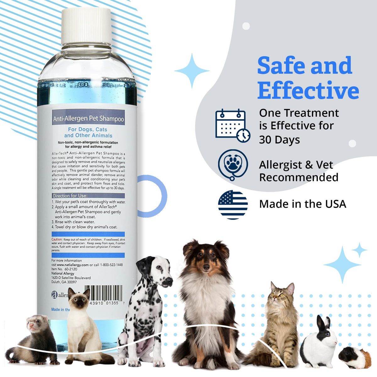Anti-Allergen Pet Shampoo 16-oz Bottle L771744