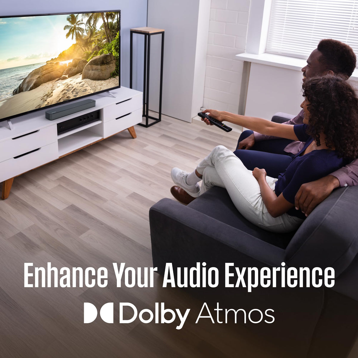 55 Inch 4K TV and 2.0 Channel Soundbar Y67330