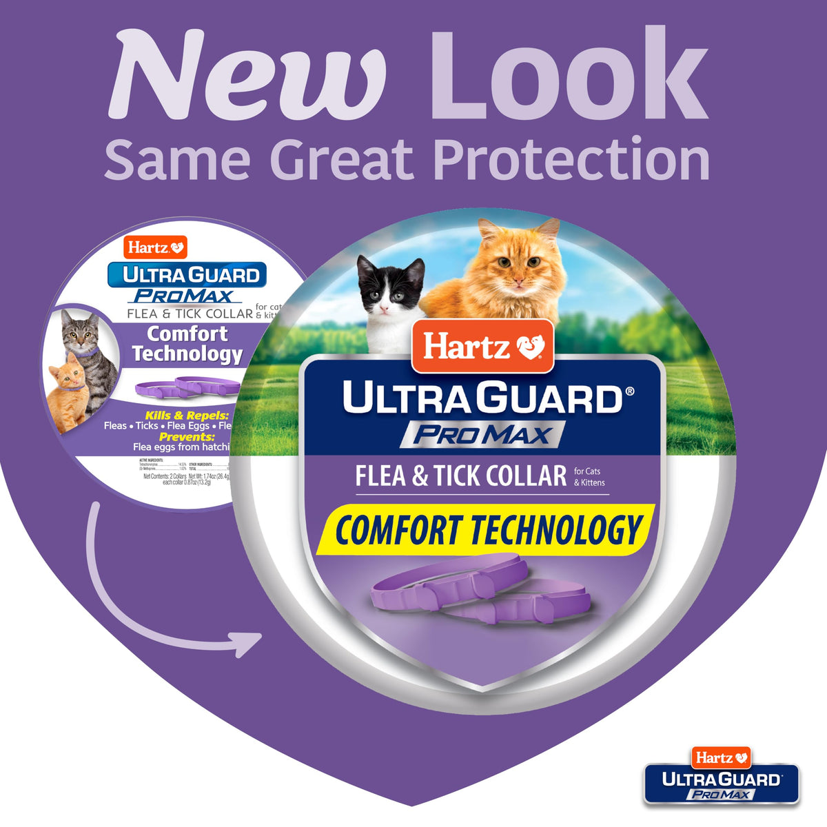 Flea & Tick Collar for Cats & Kittens 2 Pack H547