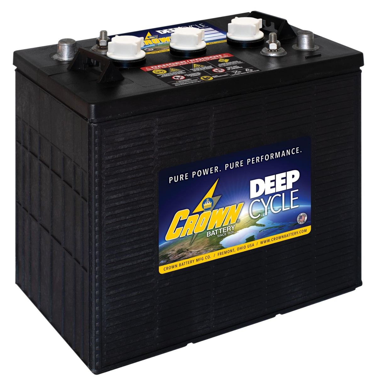 6V 250Ah Flooded Lead Acid Deep Cycle Battery Pack of 4 G416