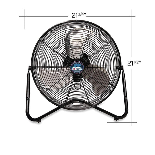 20" High Velocity Electric Floor Fan with 3-Speeds L7906