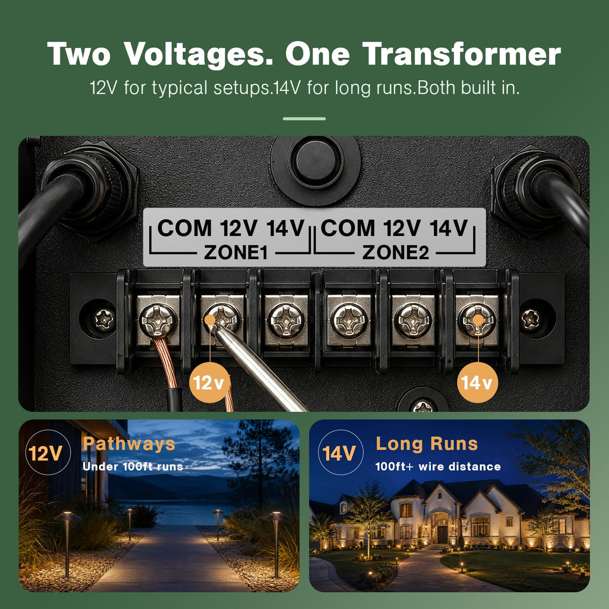 200W Low Voltage Transformer 2 Zone X85966