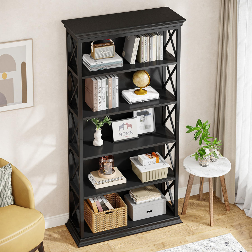71 Inches 6-Tier Bookcase J6816