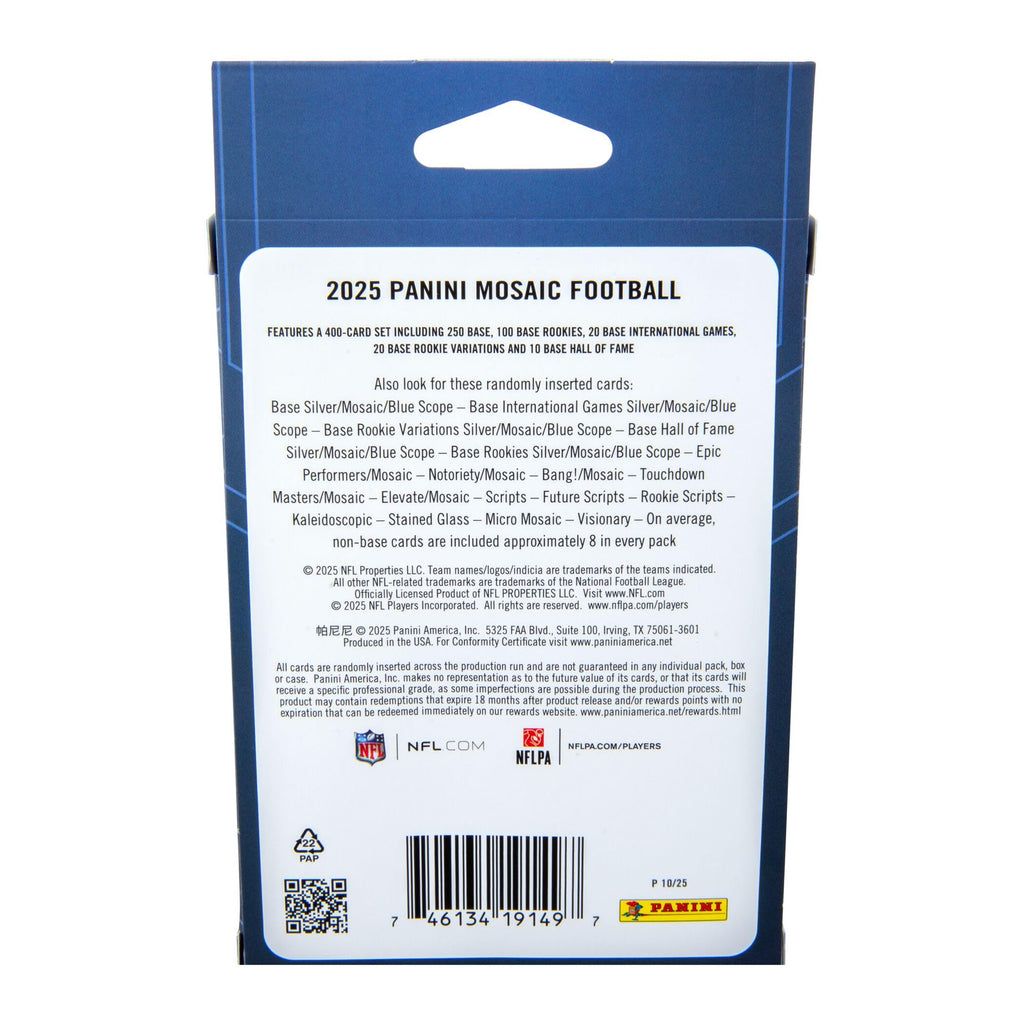Football Trading Cards Hanger Box T5479