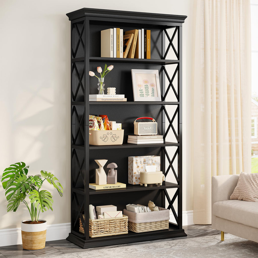 71 Inches 6-Tier Bookcase J6816