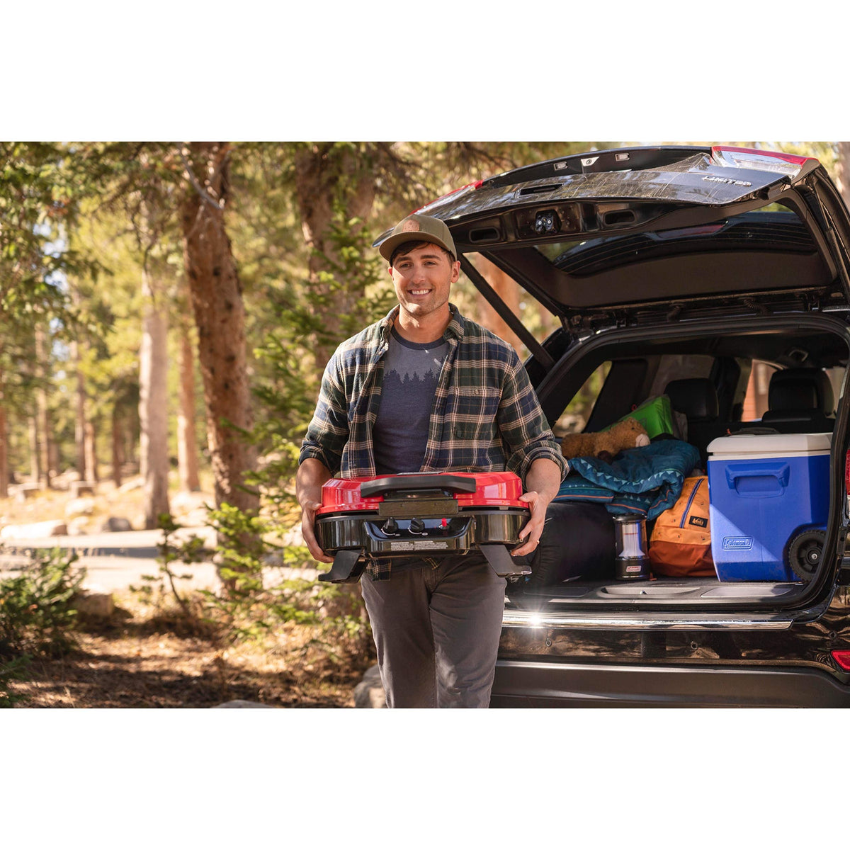 Portable 2-Burner Tabletop Gas Grill E18083