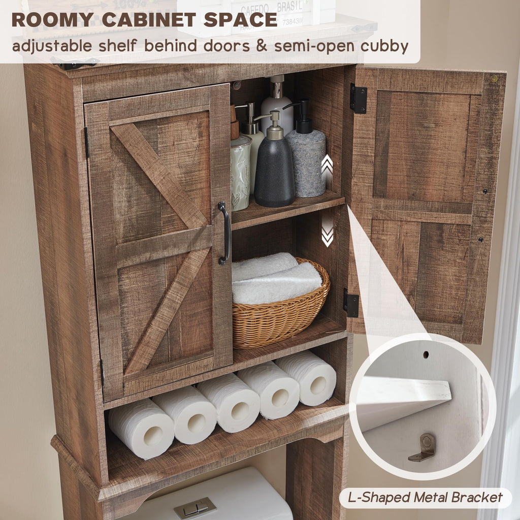 67" Over Toilet Storage Bathroom Cabinet C791696