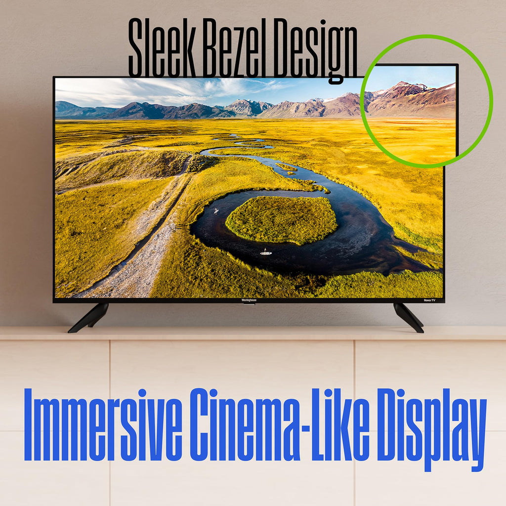 55 Inch 4K TV and 2.0 Channel Soundbar Y67330