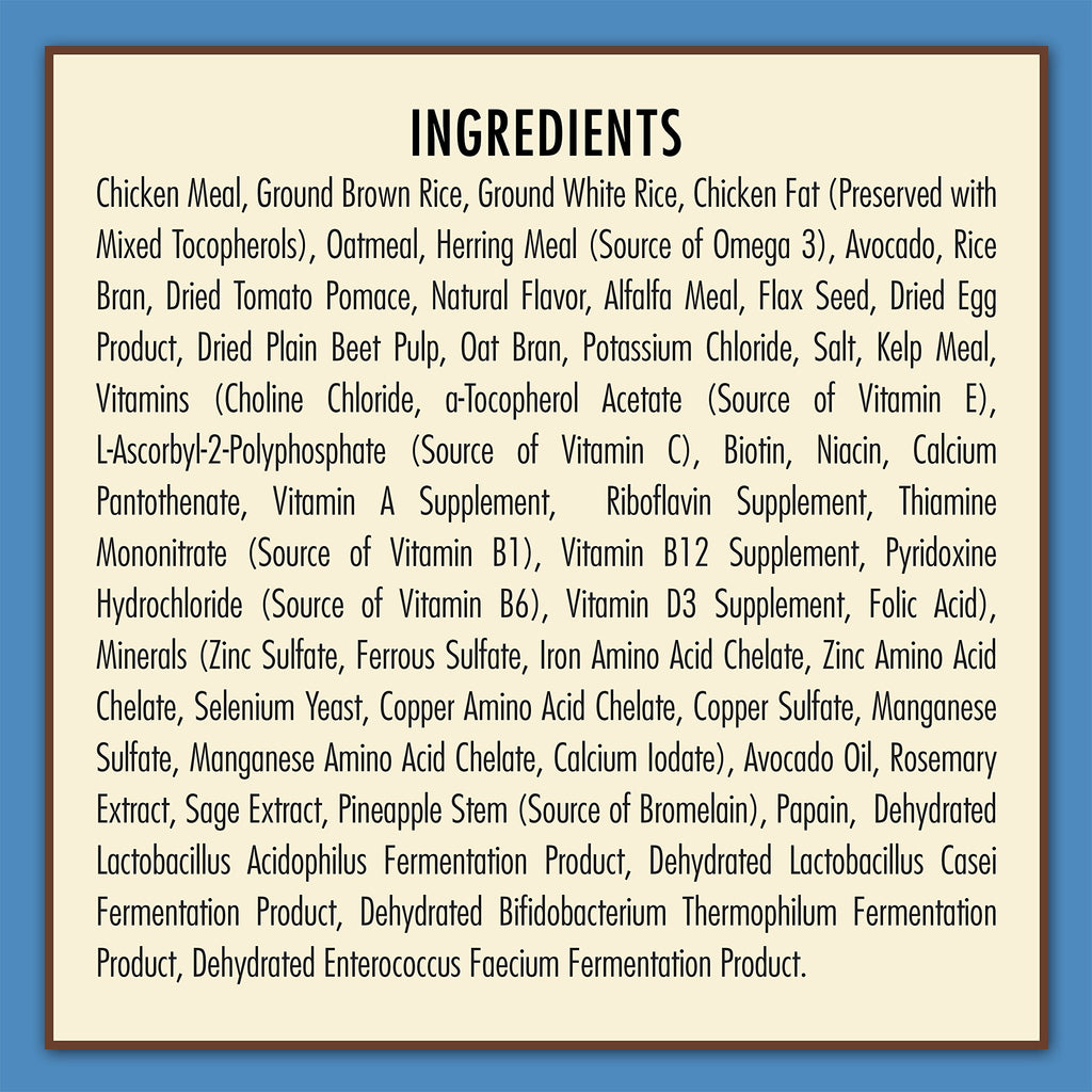 Natural Chicken Meal & Brown Rice Dry Puppy Food 15 lb F42154