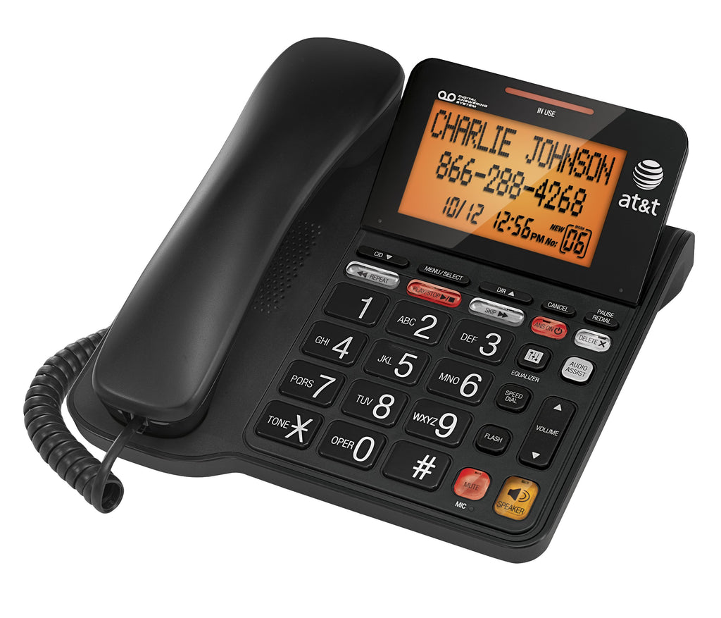 Corded Answering System with Large Display O46180